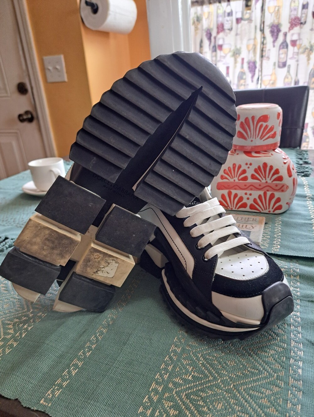 DOLCE & GABBANA Leather  Shoes US 10.0 Chunky Sole Made in Italy  Preowened.... - Picture 10 of 10